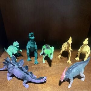 Reptile Dinosaur Toy Set - 7 total